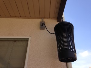 Electrical Outlet on an Aluminum patio cover